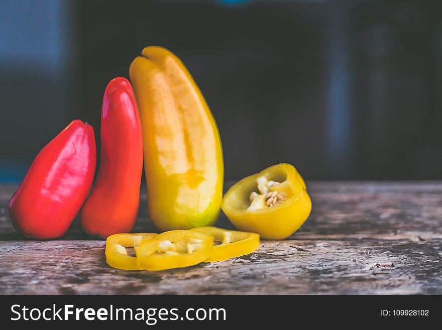Depth of Field Photography of Bell Peppers