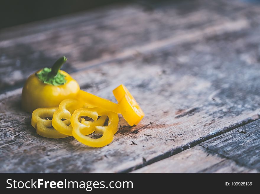 Sliced Yellow Pepper