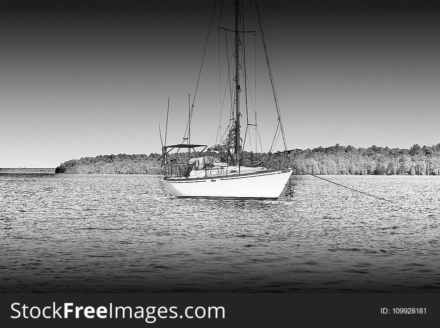 Grayscale Photography Of Boat