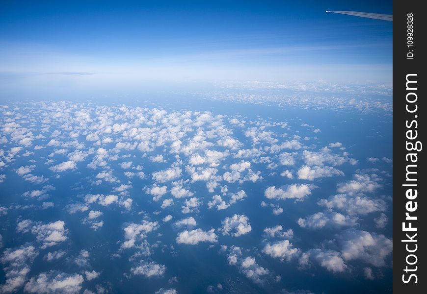 White Clouds And Blue Sky