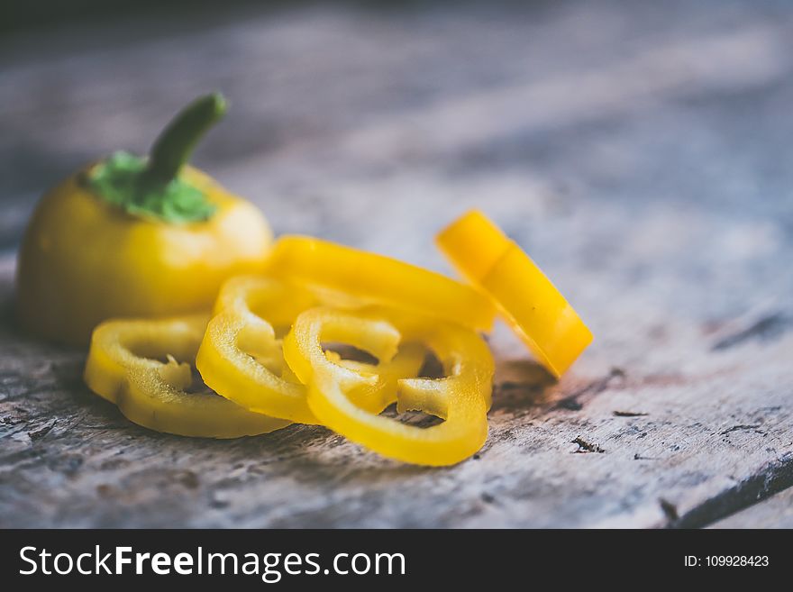 Sliced Yellow Bell Pepper