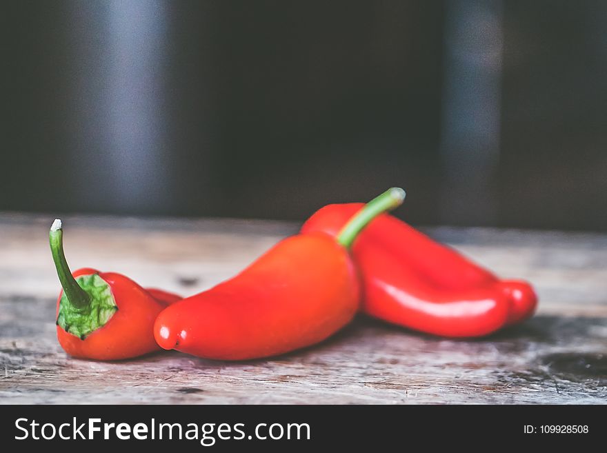 Three Bell Peppers