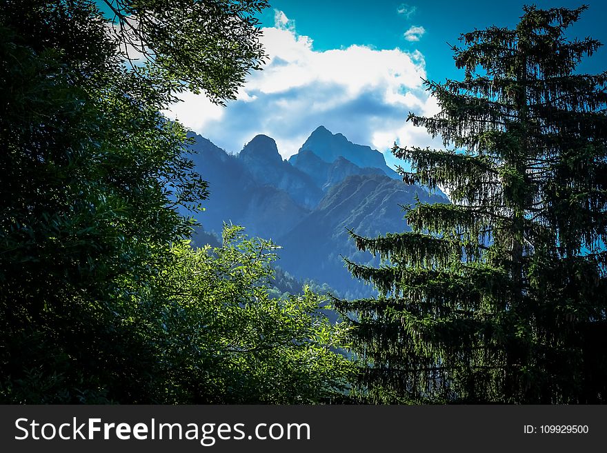 Bright, Clouds, Countryside