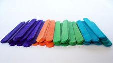Colorful Popsicle Sticks Stock Photography Colorful Popsicle Sticks Stock Photography