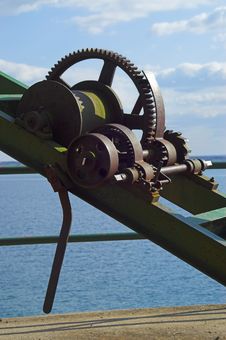 Rusty Winch Royalty Free Stock Photo Rusty Winch Royalty Free Stock Photo