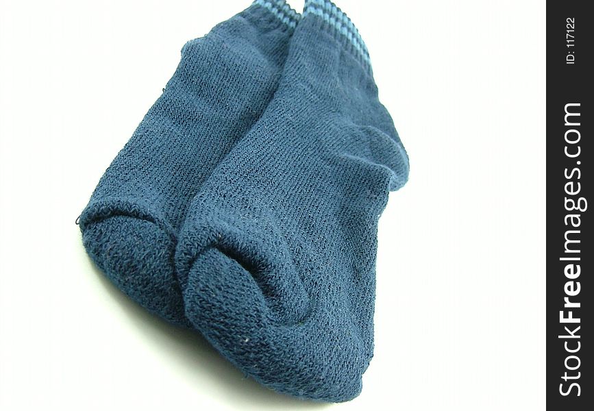 Dark blue sock. Dark blue sock