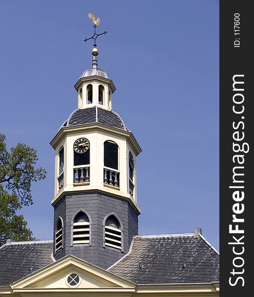 Church tower, Leusden, Holland. Church tower, Leusden, Holland