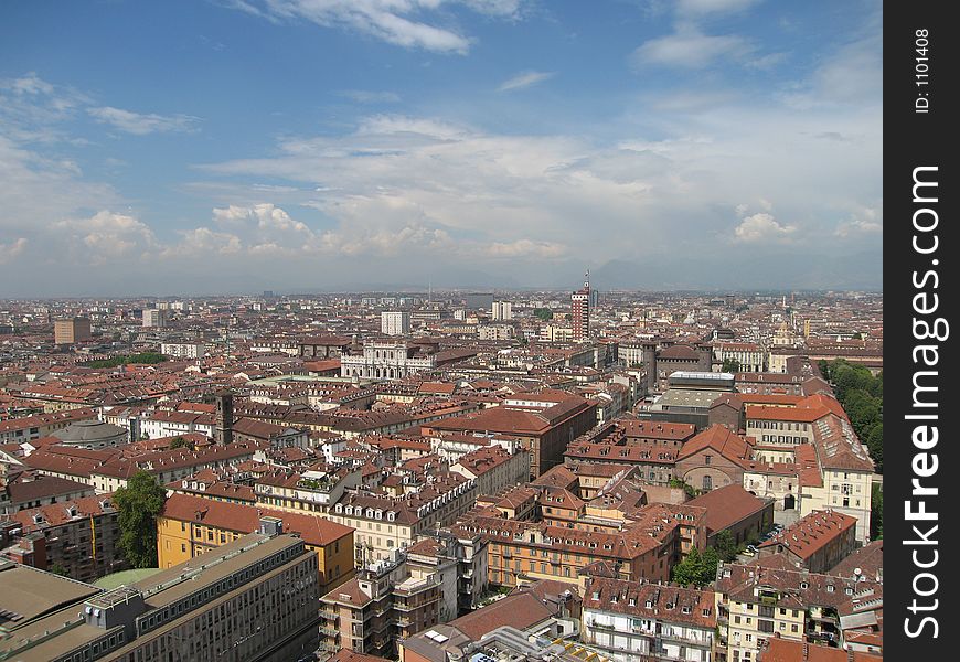 Turin from the Mole Antonelliana