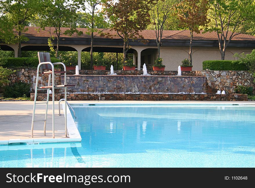 Life Guard Stand by Pool