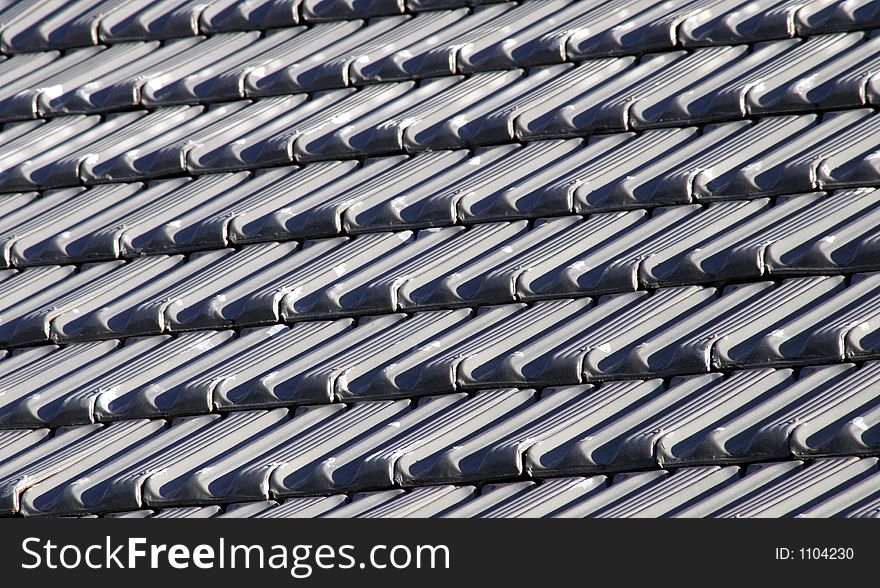 Blue Rooftop Tiles