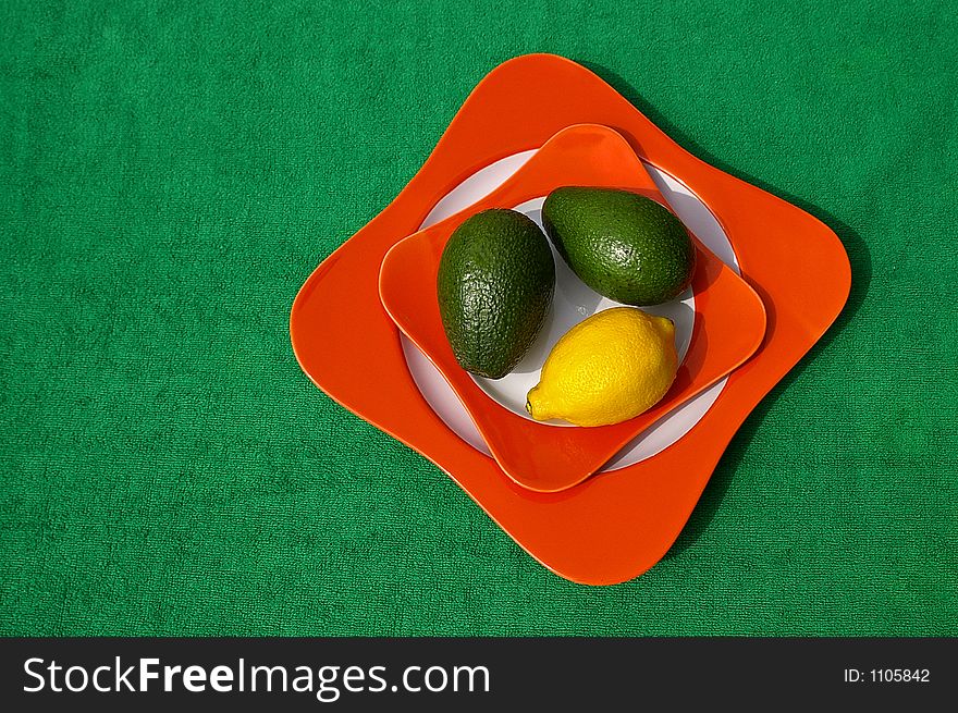 Fruits on plate