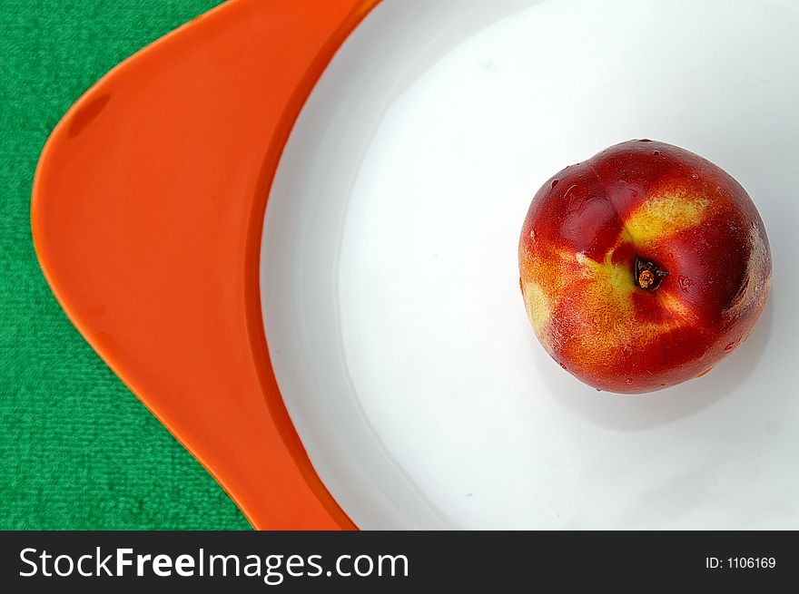 Fruit on plate. Fruit on plate