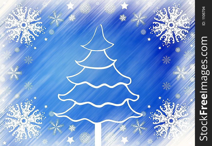 Winter style background. Winter style background