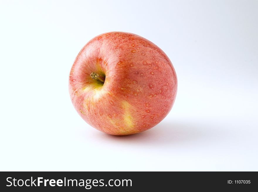 Isolated red apple