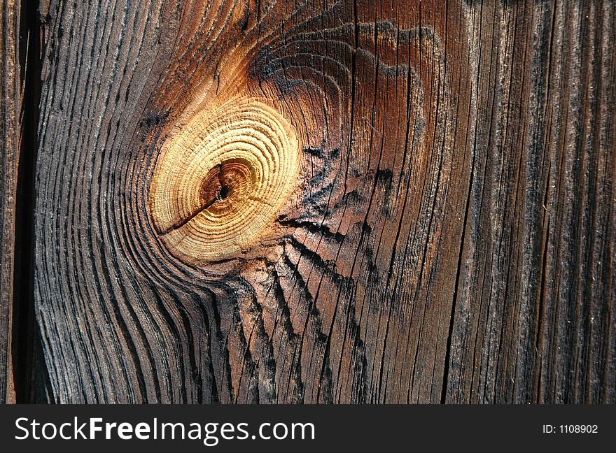 Old pine plank of wood country house