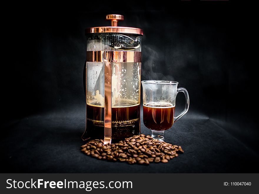 Photo of Coffee Warmer Pump Jar Filled With Coffee
