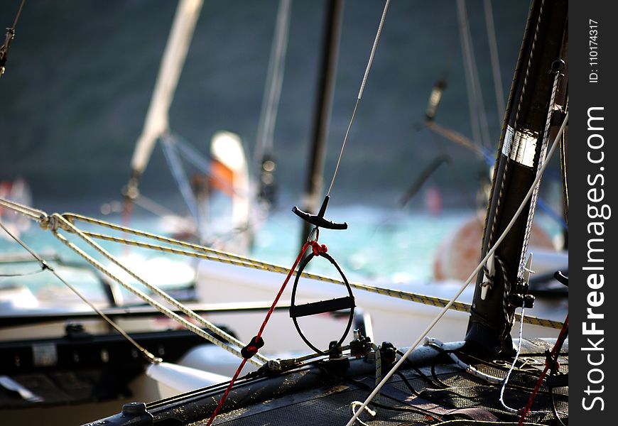 Shallow Focus Photography of Black Boat