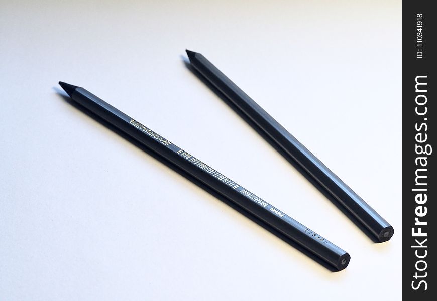 Two Black Pencils