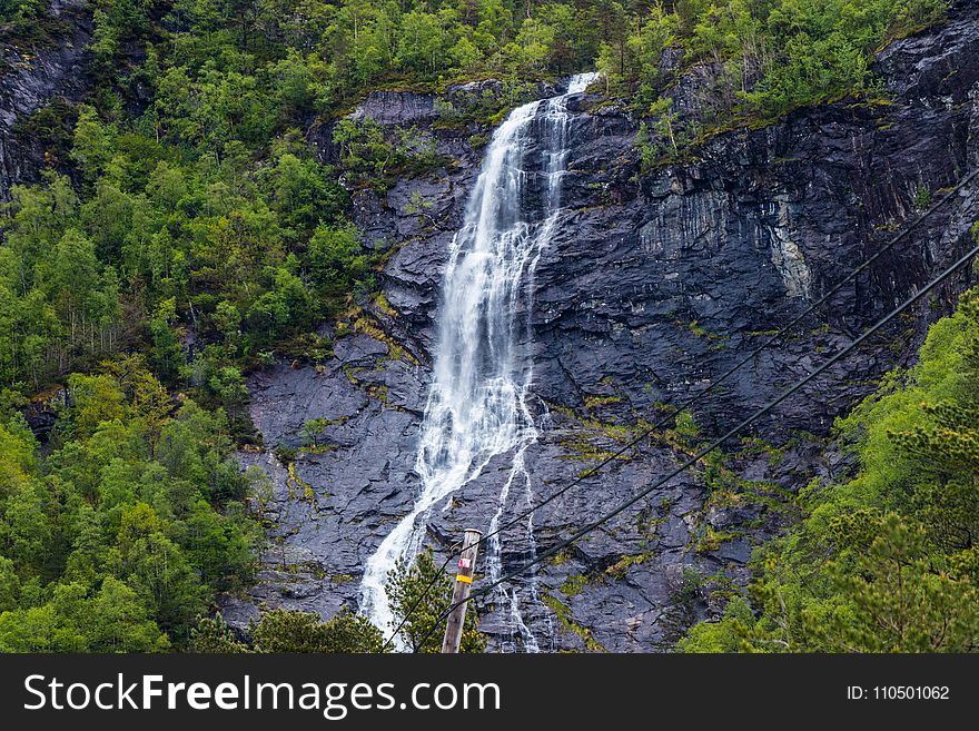 Close-up Photo of Waterfalls