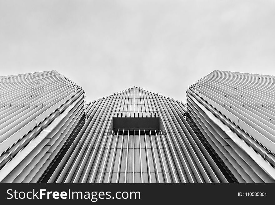 Low Angle View Of High Rise Building