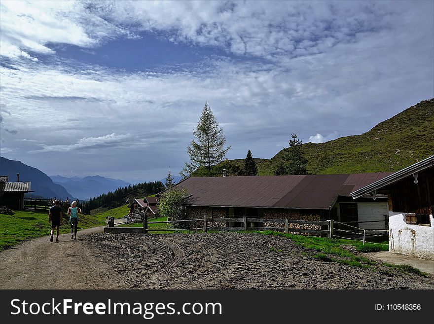 Sky, Cloud, Mountainous Landforms, Mountain