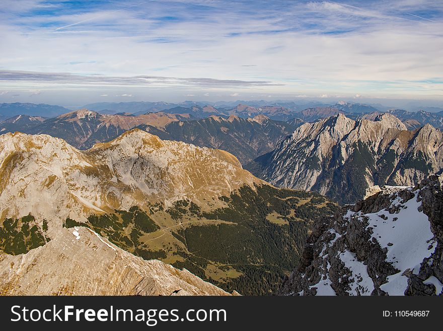 Mountainous Landforms, Ridge, Mountain, Mountain Range