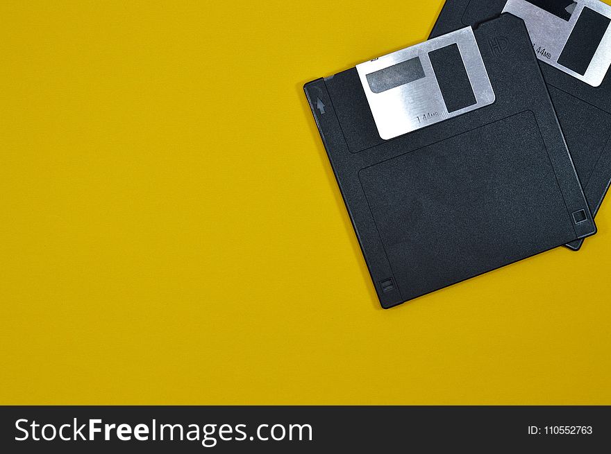 Yellow, Floppy Disk, Electronics Accessory, Technology