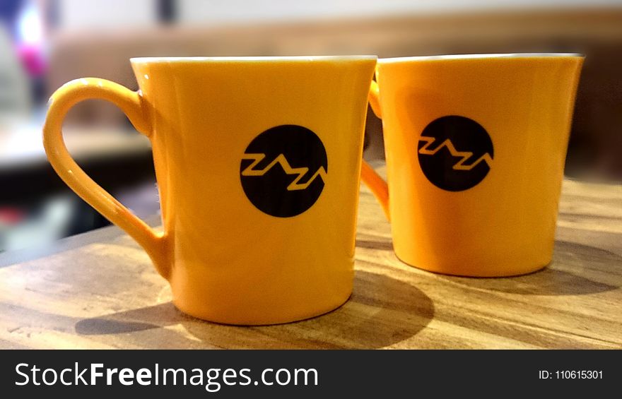 Mug, Yellow, Coffee Cup, Cup