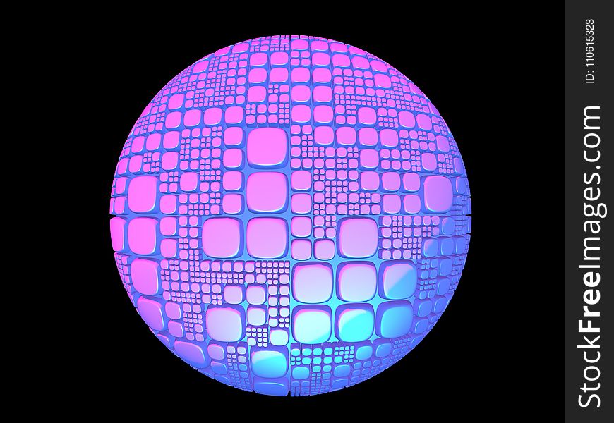 Purple, Sphere, Circle, Line
