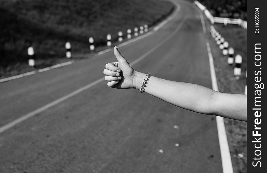 Hitchhiking Hand Sign