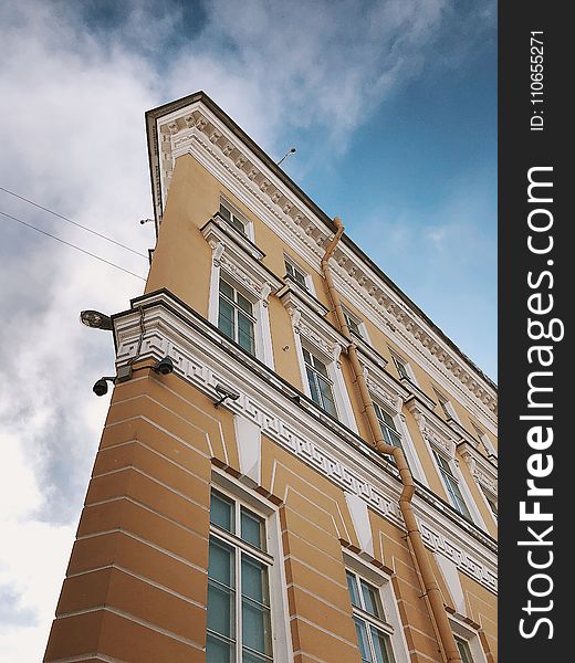 Brown And White Concrete Building