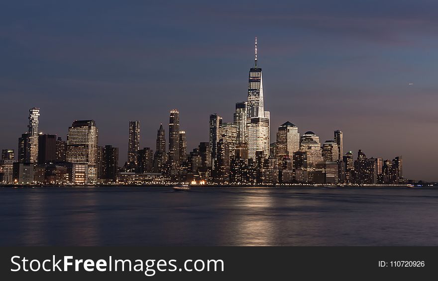 Landscape Photo of New City Buildings during Sunset Time