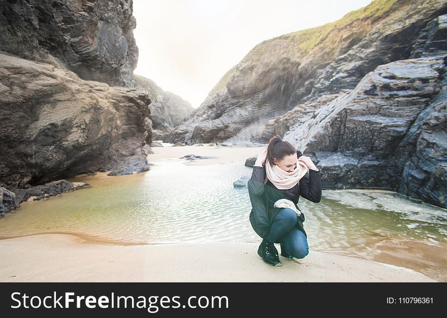 Photo of Woman at the Seashore