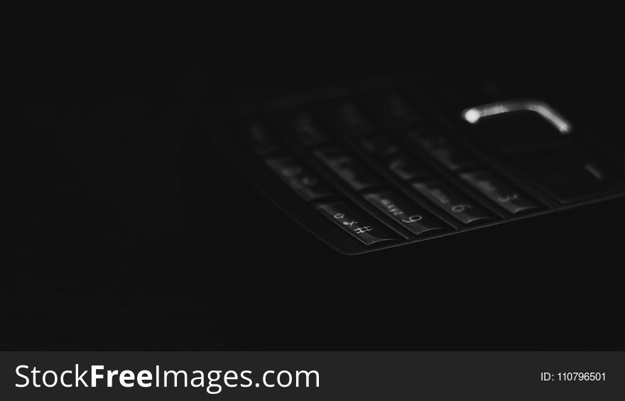 Black Candybar Phone