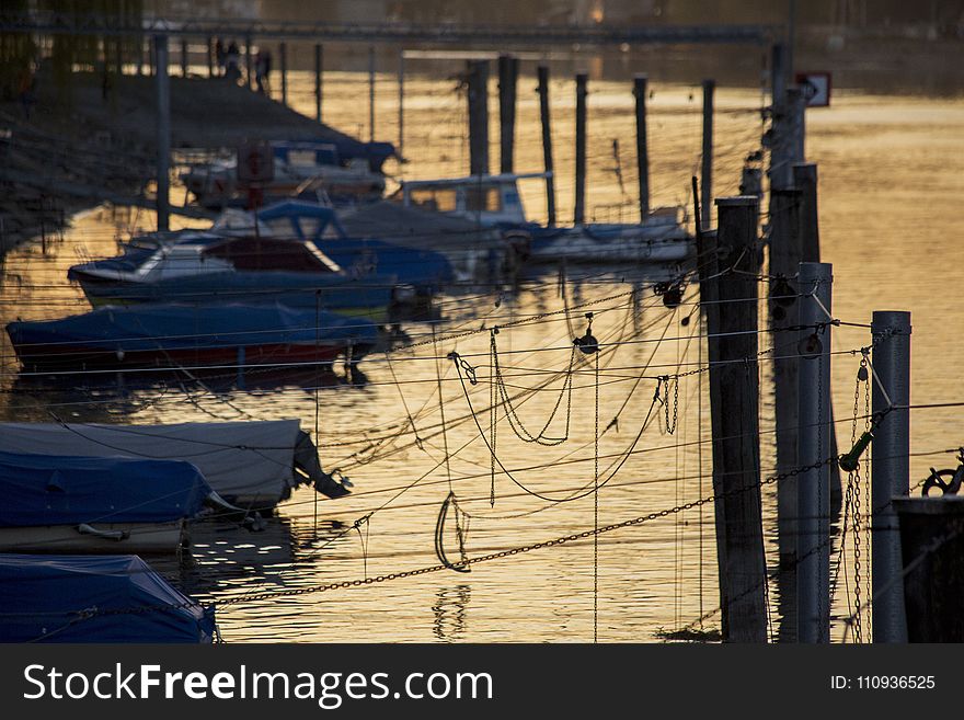 Water, Reflection, Dock, Marina