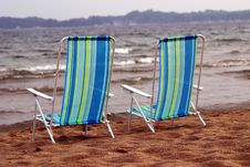 Beach Chairs Royalty Free Stock Photography Beach Chairs Royalty Free Stock Photography
