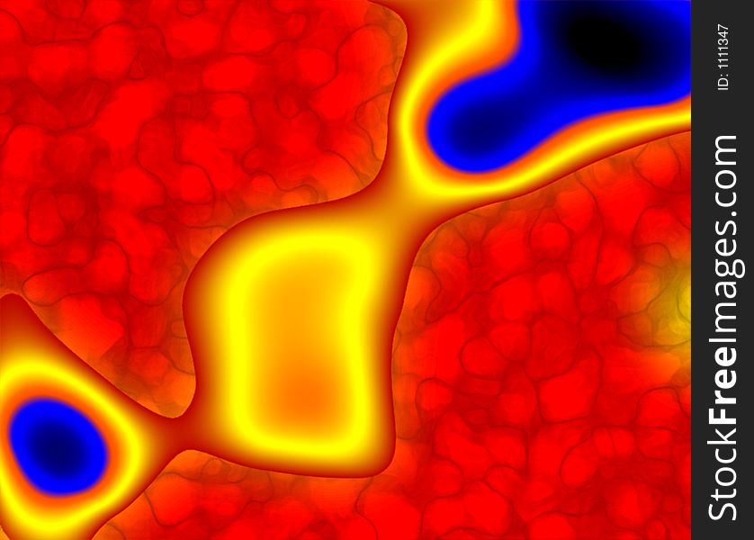 An abstract background that looks like molten lava flowing about the image. An abstract background that looks like molten lava flowing about the image