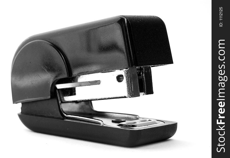 Black stapler