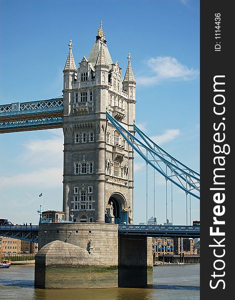 This is an image of the tower bridge. This is an image of the tower bridge.