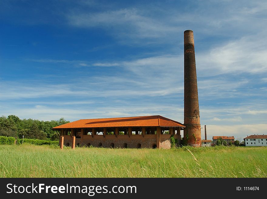 Old building in rural place. Old building in rural place