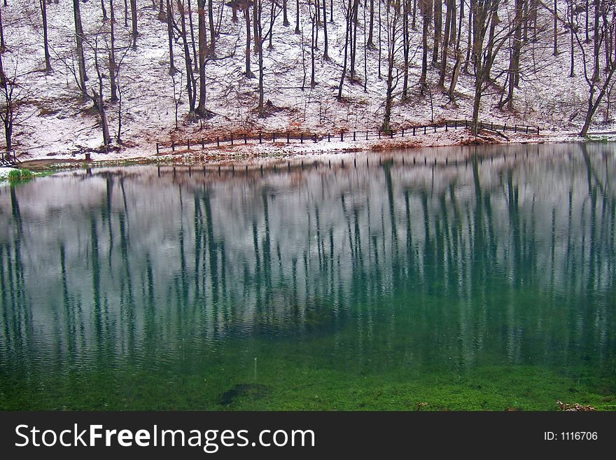 Lake In Winter