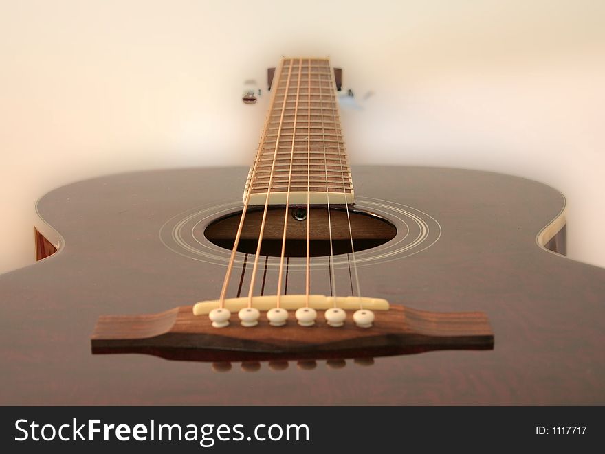 Guitar with fuzzy background to give the floating effect. Guitar with fuzzy background to give the floating effect.