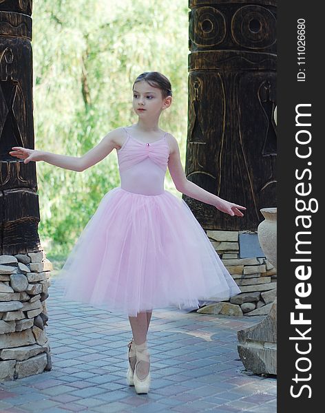 Pink, Dress, Ballet Tutu, Gown