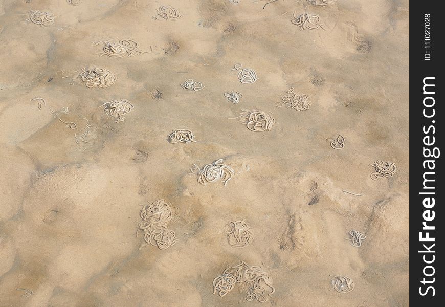Sand, Texture, Sky, Pattern
