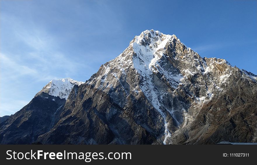 Mountainous Landforms, Mountain, Mountain Range, Sky