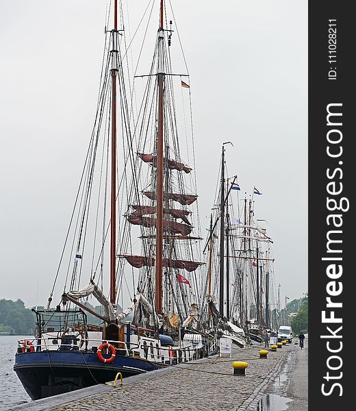 Sailing Ship, Tall Ship, Ship, Barquentine