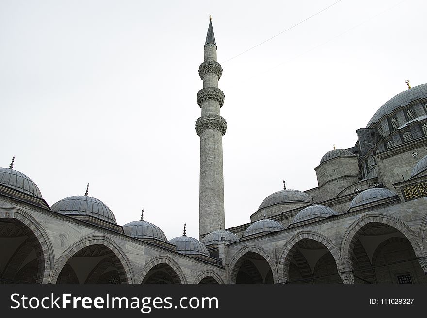 Mosque, Building, Place Of Worship, Dome