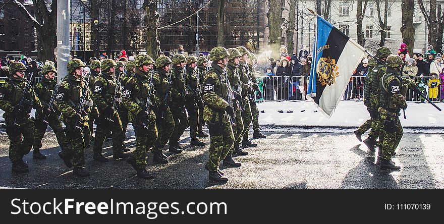 Military Marching Photo