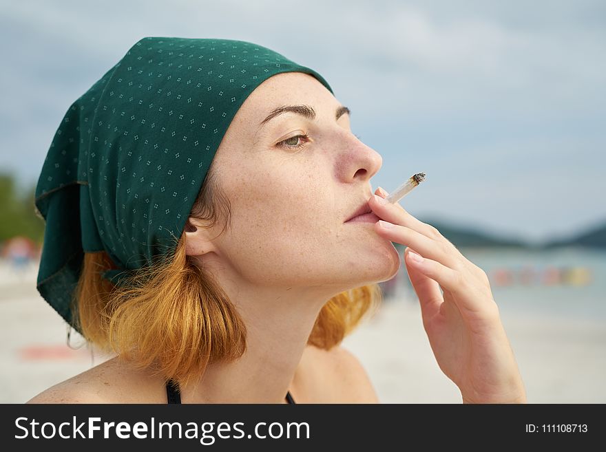 Headgear, Cap, Water, Lip