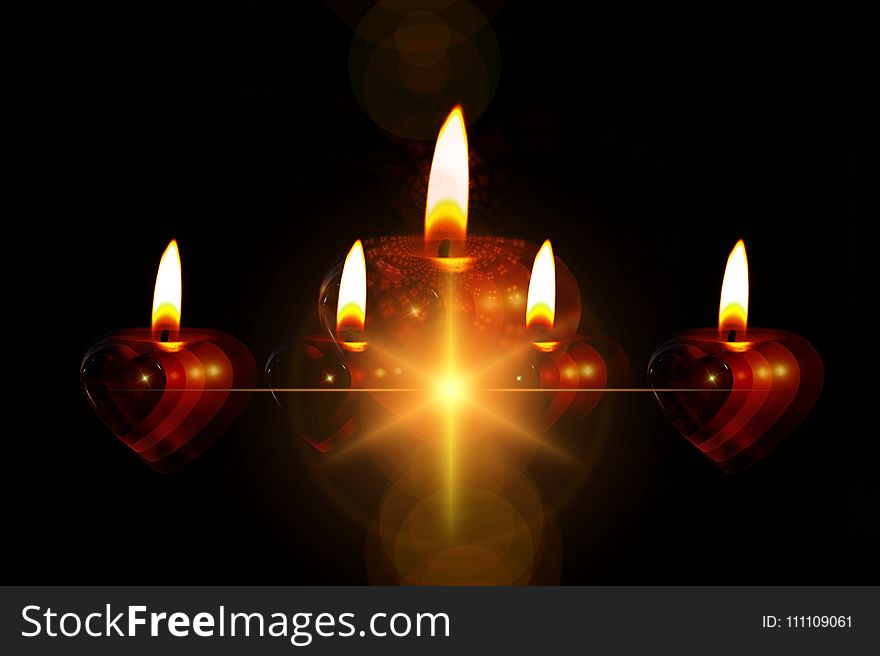Candle, Lighting, Darkness, Still Life Photography